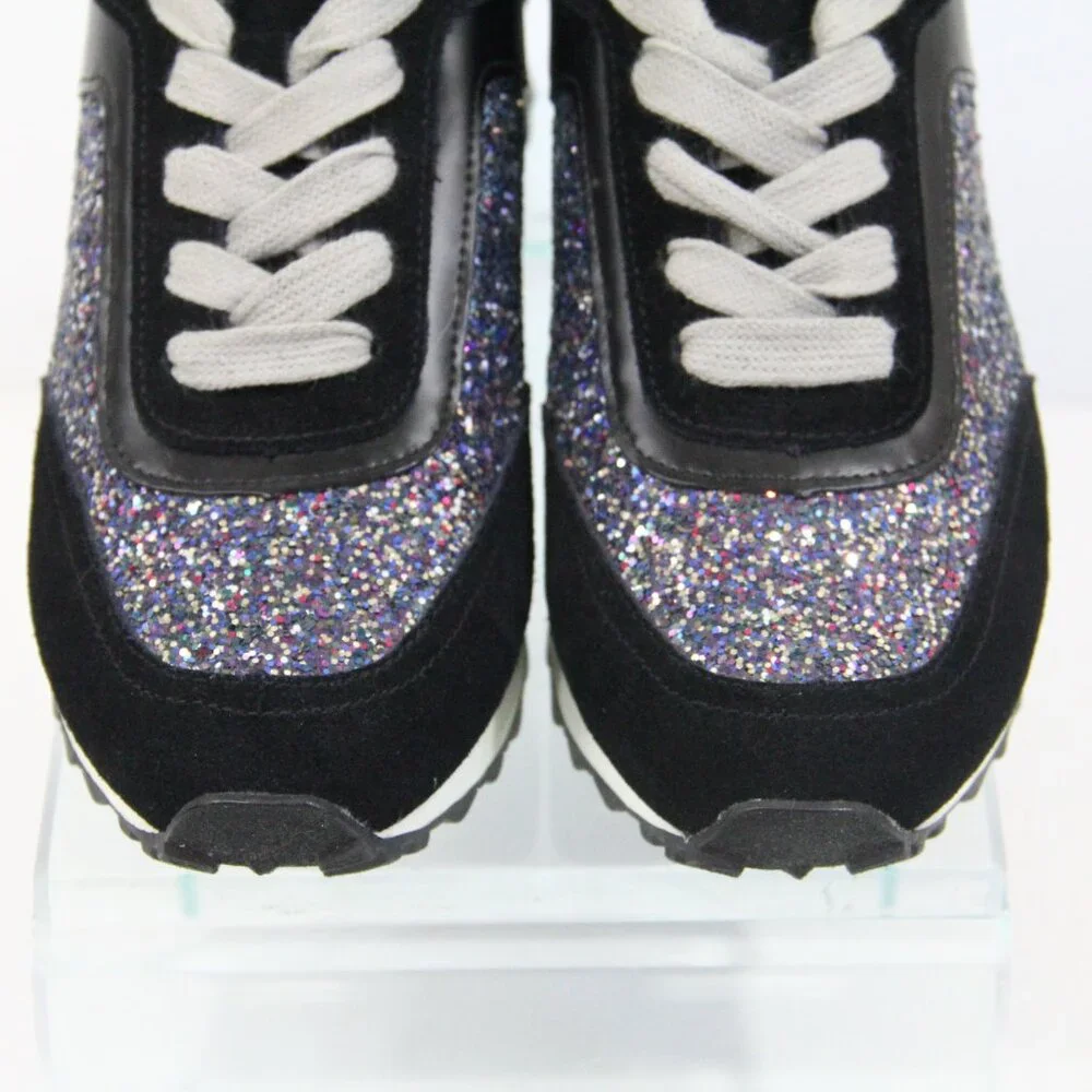 Steve Madden Sneakers New sz 7.5 Women Glitter Fashion Shoes Mabyl